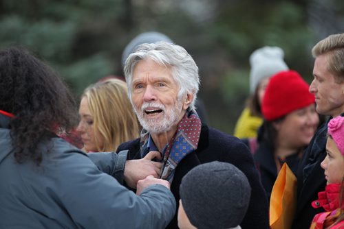 RUTH BONNEVILLE / WINNIPEG FREE PRESS

Journey Back to Christmas:
Actor Tom Skerritt has finishing touches done to his wardrobe on set at Balmoral Hall.  
Behind the scene film photos taken while on the set of  a Hallmark movie made in Winnipeg titled, Journey Back to Christmas, also know as Back to Christmas.  Ruth Bonneville moonlighted on the set job shadowing the Director of Photography, Pieter Stathis,  also know on the set as the DOP, observing the work of a DOP and reflecting on the differences in her work as a photojournalist.  Candace Cameron Bure was the lead as well as Oliver Hudson, Brooke Nevin and Tom Skerritt.  Movie is scheduled to be aired on Nov 25, 2016 on the Hallmark channel. 



Story to run November 12, 2016