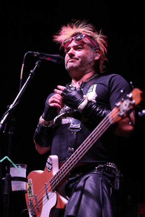 TREVOR HAGAN / WINNIPEG FRESS PRESS
Fat Mike Burkett, frontman of NOFX performing to a sold out crowd at the Burton Cummings Theatre, Friday, November 11, 2016.