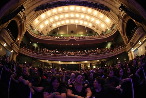 TREVOR HAGAN / WINNIPEG FRESS PRESS
NOFX performs to a sold out crowd at the Burton Cummings Theatre, Friday, November 11, 2016.