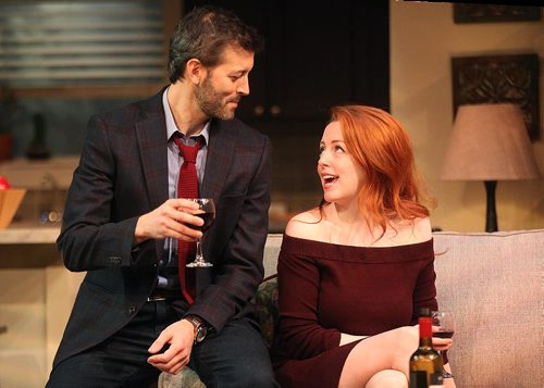 PHIL HOSSACK / WINNIPEG FREE PRESS -  Left to right,  Jonathan Watton (as Tom Hodges), Amanda Lisman (as Leigh Hodges), in a scene from 23.5 Hours. See Randal King's story. November 15, 201