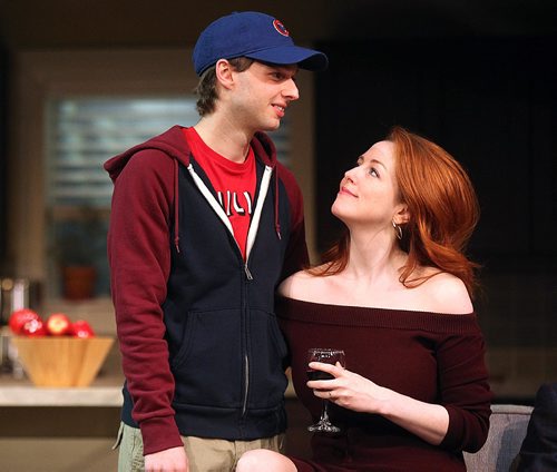 PHIL HOSSACK / WINNIPEG FREE PRESS -  Left to right, Tristan Carlucci (as Nicholas Hodges), Amanda Lisman (as Leigh Hodges),  in a scene from 23.5 Hours. See Randal King's story. November 15, 201