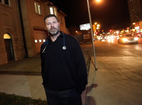 PHIL HOSSACK / WINNIPEG FREE PRESS - Winnipeg paramedic Ryan Woiden, Manitoba Government Employee Union president of local 911offered his front-line perspective on fentanyl and carfentanil calls in Winnipeg. See Story November 15, 201