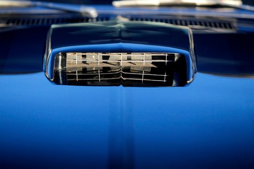 BORIS MINKEVICH / WINNIPEG FREE PRESS
CLASSIC CARS - Bruce Neufeld has a really nice black 1968 Mustang fastback. Hood scoop. Car is so black that the blue sky is reflected off it. Nov 15, 2016