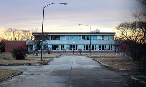 PHIL HOSSACK / WINNIPEG FREE PRESS - The former Officer's Mess at Kapyong Barracks and home to the Second Battalion of the Princess Patricia's Canadian Light Infantry sits empty, now slated for demolition. See story. November 14, 2016