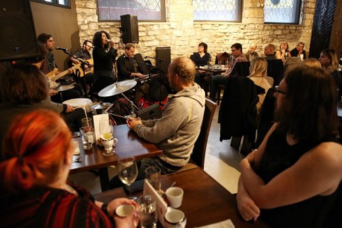 MIKE DEAL / WINNIPEG FREE PRESS
The local band Lanikai perform during the Winnipeg Free Press Sunday Brunch Collective at the Kitchen Sync. 
161120
Sunday, November 20, 2016