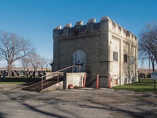 Canstar Community News Nov. 15, 2016 - The Transcona Cemetery & Chapel are lined up to receive a much needed upgrade in 2017. The historic chapel was built in the early 1900s, and moved from the Transcona townsite brick-by-brick to its current location. (SHELDON BIRNIE/CANSTAR COMMUNITY NEWS/THE HERALD)