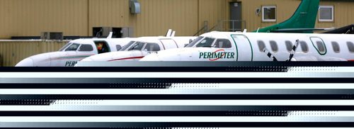 WAYNE GLOWACKI / WINNIPEG FREE PRESS
Planes at Perimeter Aviation on Ferry Rd. Kevin Rollason story November 30 2016