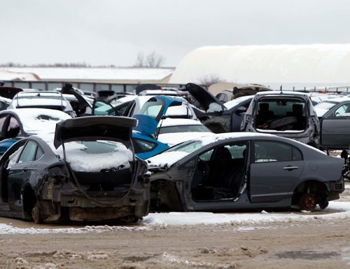 WINNIPEG FREE PRESS PHOTO ILLUSTRATION
Photo illustration showing cars in junk yards. To go with auto pac report on increase in accidents. NO PHOTO CREDIT PLEASE. Nov. 30, 2016