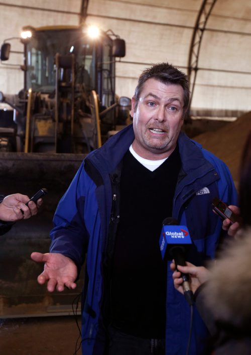 WAYNE GLOWACKI / WINNIPEG FREE PRESS

Ken Allen, Communications Officer, Public Works Department gives a media update in the sand/salt storage facility on Pacific Ave. regarding the snow clearing preparations for the  expected snow storm this week.  Rebecca Dahl  story  Dec. 5 2016