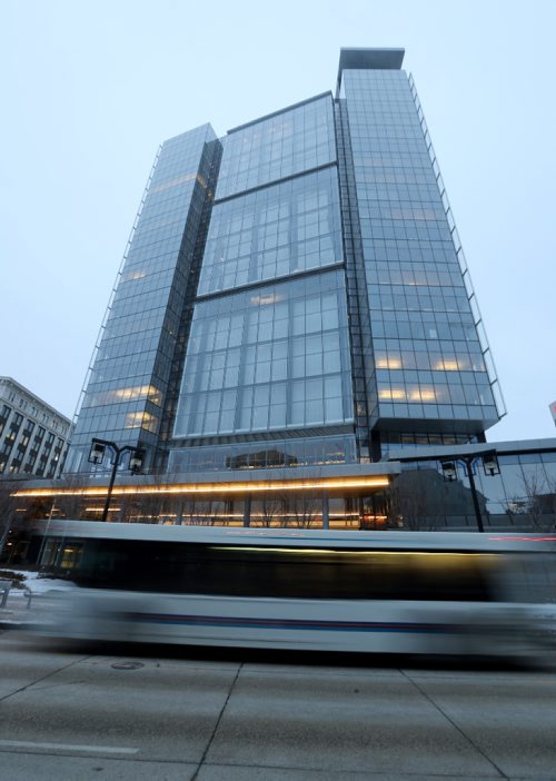 TREVOR HAGAN / WINNIPEG FREE PRESS
Manitoba Hydro Place, Monday, December 5, 2016.