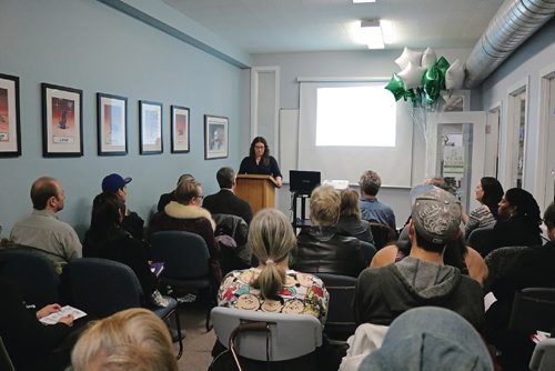 Canstar Community News Many people gathered on Nov. 28, 2016 to listen to North End Community Renewal Corporations 5-year plaN