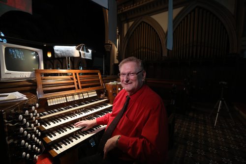 RUTH BONNEVILLE / WINNIPEG FREE PRESS

49.8 Feature: Holy Trinity Church downtown, on Graham and Smith and its century old pipe organ.  
Dec. 24 issue. For Melissa Martin's feature on the Christmas spirit through the eyes of the historic Holy Trinity church, and its prized 100-year-old pipe organ.
 Church organist Richard Greig is delivering his signature Pipes Alive lunchtime recitals.  

 Dec 13, 2016