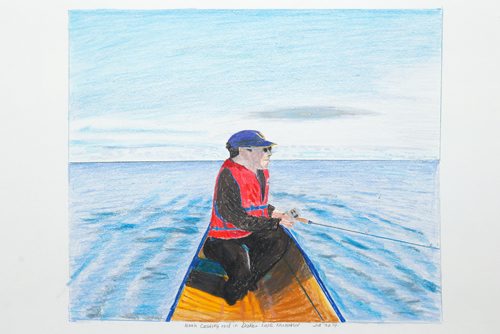 JOHN WOODS / WINNIPEG FREE PRESS
William Noah, artist, tells his story in Baker Lake September 24, 2016
