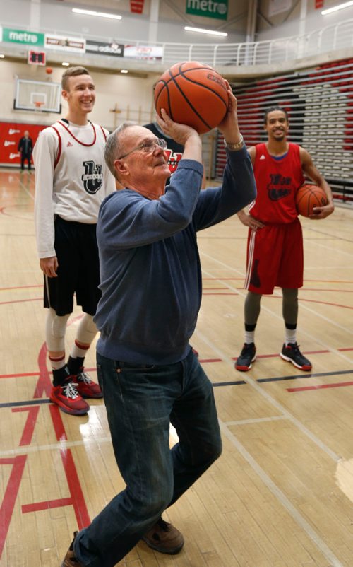WAYNE GLOWACKI / WINNIPEG FREE PRESS

Vic Pruden, the founder of the Wesmen Classic was at the media event with the U of W Mens team in the Duckworth Centre Wednesday for the  leading up to the 50th Annual Wesmen Classic.  Mike Sawatzky has the story.  Dec.21 2016