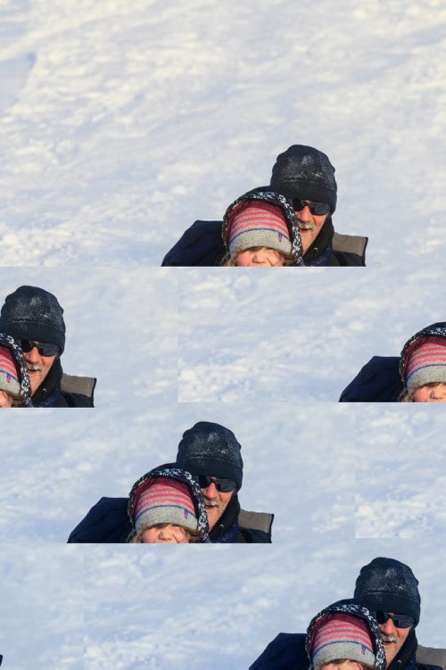 MIKE DEAL / WINNIPEG FREE PRESS
Russ Bull and his granddaughter, Madyson Saywell, 8, ride down the big hill in Civic Park in East Kildonan Tuesday afternoon with temps hovering around -15C.
161227 - Tuesday, December 27, 2016.