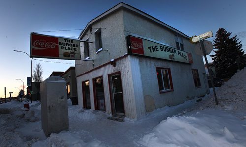 PHIL HOSSACK / WINNIPEG FREE PRESS -  "The Burger Place" on Portage ave. See Dave Sanderson's story. ....January 5 ,2017