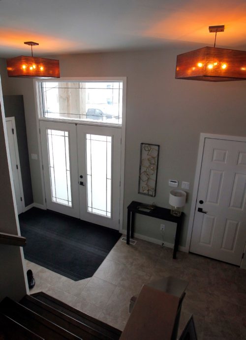 BORIS MINKEVICH / WINNIPEG FREE PRESS
39 Diamond Dust Drive in Sage Creek. Grand entry way. Todd Lewis Story. Jan. 9, 2017