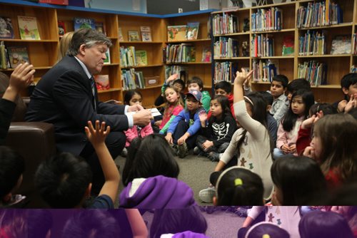 RUTH BONNEVILLE / WINNIPEG FREE PRESS

I Love to Read month kickoff - Standup

Education and Training Minister Ian Wishart and Fort Richmond MLA Sarah Guillemard are gifted with homemade cards from students after they read to the kids in the library at  École James Nisbet School, to kick-off I Love to Read month Wednesday.  


Feb 01, 2017
