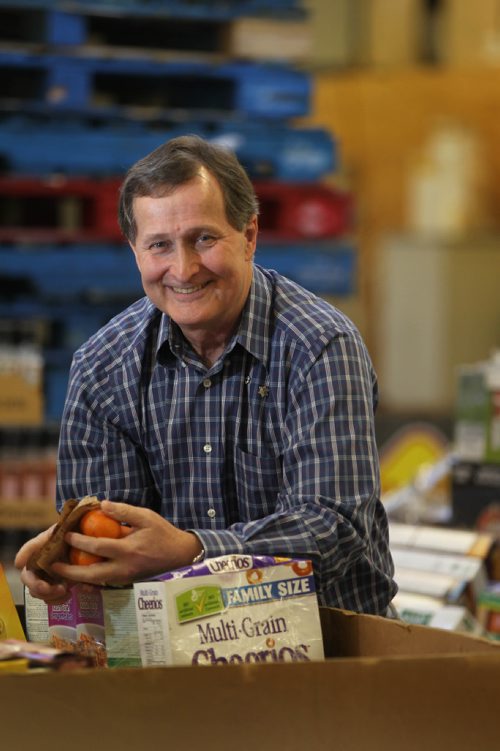 RUTH BONNEVILLE / WINNIPEG FREE PRESS

David Northcott, head of Winnipeg Harvest for more than 30 years, has announced he is retiring.
Northcott, who became executive director of the food bank in 1984, will retire June 30.
Portraits of Northcott in warehouse area of Wpg Harvest.
Feb 02, 2017
