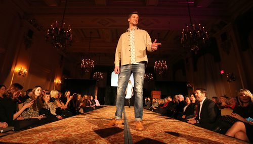JASON HALSTEAD / WINNIPEG FREE PRESS

Models from Swish Productions show off Danali clothing at the Runway to Change fashion show fundraiser presented by Qualico in support of Main Street Project on Feb. 2, 2017, at the Fort Garry Hotel.