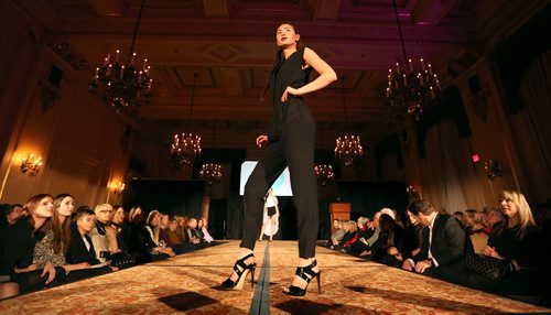 JASON HALSTEAD / WINNIPEG FREE PRESS

Models show off Margot + Maude clothing at the Runway to Change fashion show fundraiser presented by Qualico in support of Main Street Project on Feb. 2, 2017, at the Fort Garry Hotel. (for 49.8 fashion page, Feb. 11, 2017)