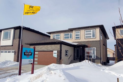 BORIS MINKEVICH / WINNIPEG FREE PRESS
50 Wainwright Crescent in River Park South. Ventura Custom Homes. Outside shot from curb. Feb. 16, 2017