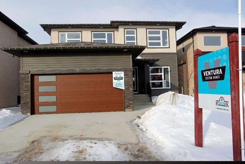 BORIS MINKEVICH / WINNIPEG FREE PRESS
50 Wainwright Crescent in River Park South. Ventura Custom Homes. Outside shot from curb. Feb. 16, 2017