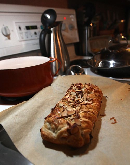 PHIL HOSSACK / WINNIPEG FREE PRESS  - Chocolate almond braid, one of the recipe's in  BuzzFeed's "Tasty; The Cookbook".  See Alison Gilmore's story. - February 16, 2017