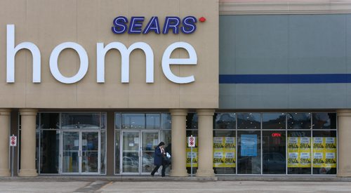 WAYNE GLOWACKI / WINNIPEG FREE PRESS

The Sears Home Store at 1450 Ellice Ave., it is scheduled to close on March 12. Murray McNeill story Feb. 22   2017