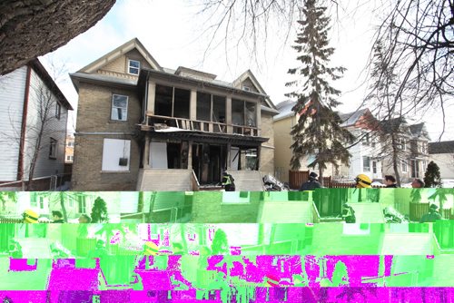 RUTH BONNEVILLE / WINNIPEG FREE PRESS

Fire crews review the scene of a rooming house fire that occurred early Saturday morning where occupants had to flee the home in the 500 block of Spence Street Saturday afternoon.  
See Randy Turner's story.
Feb 25, 2017
