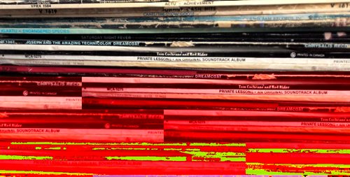 BORIS MINKEVICH / WINNIPEG FREE PRESS
Various photos of old records in the Sound Exchange at 557 Portage Ave. FOR SANDERSON INTERSECTION STORY. February 24, 2017