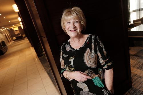 JOHN WOODS / WINNIPEG FREE PRESS
Sylviane Toporkoff, president of Global Forum/Shaping The Future is photographed at a Winnipeg hotel Monday, February 27, 2017. The organization will be bringing their annual forum on global digitization to Winnipeg in October.