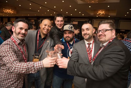 DAVID LIPNOWSKI / WINNIPEG FREE PRESS

Patrons take in the 2017 Winnipeg Whiskey Festival Friday March 3, 2017 at the Fairmont Hotel.