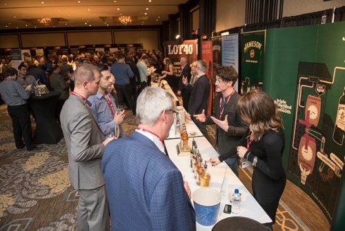 DAVID LIPNOWSKI / WINNIPEG FREE PRESS

Patrons take in the 2017 Winnipeg Whiskey Festival Friday March 3, 2017 at the Fairmont Hotel.