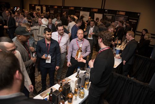 DAVID LIPNOWSKI / WINNIPEG FREE PRESS

Patrons take in the 2017 Winnipeg Whiskey Festival Friday March 3, 2017 at the Fairmont Hotel.