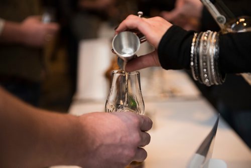 DAVID LIPNOWSKI / WINNIPEG FREE PRESS

Patrons take in the 2017 Winnipeg Whiskey Festival Friday March 3, 2017 at the Fairmont Hotel.