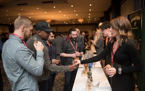 DAVID LIPNOWSKI / WINNIPEG FREE PRESS

Patrons take in the 2017 Winnipeg Whiskey Festival Friday March 3, 2017 at the Fairmont Hotel.