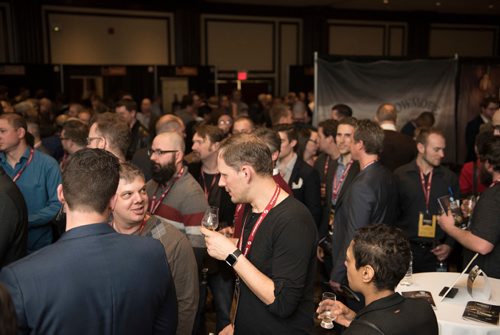 DAVID LIPNOWSKI / WINNIPEG FREE PRESS

Patrons take in the 2017 Winnipeg Whiskey Festival Friday March 3, 2017 at the Fairmont Hotel.