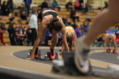 RUTH BONNEVILLE / WINNIPEG FREE PRESS

One of Canada's best track competitor's Victoria Tachinski is in set position just before competing in the 200m at the 36th Annual Boeing Classic Indoor Track & Field Championships at Max Bell Saturday.   



  March 04, 2017