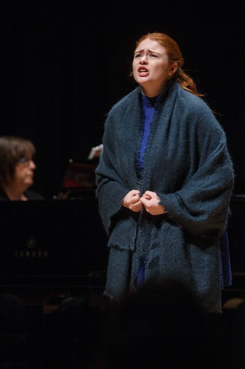 MIKE DEAL / WINNIPEG FREE PRESS
Sari Cohen sings Home from Beauty and the Beast during a performance in the vocal solo, musical theatre  Ballad female category at the WAG theatre Monday afternoon as part of the 99th annual Winnipeg Music Festival which goes until March 19th.
170306 - Monday, March 06, 2017.
