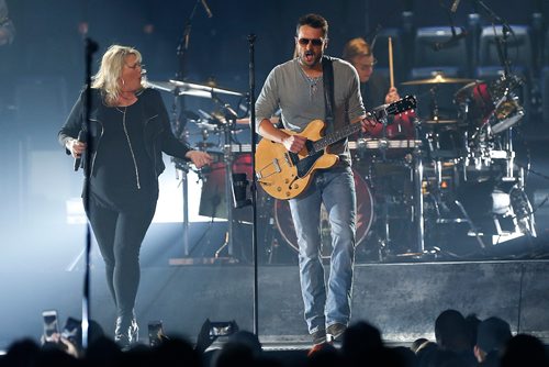 JOHN WOODS / WINNIPEG FREE PRESS
Eric Church performs in Winnipeg Tuesday, March 7, 2017. 
