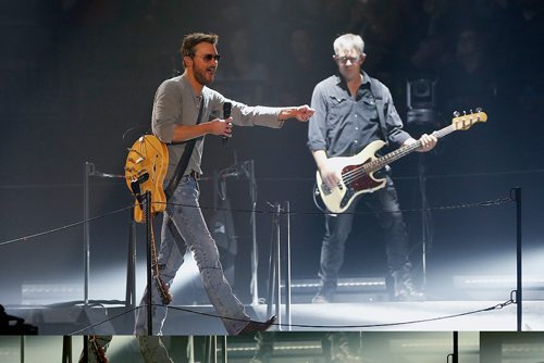 JOHN WOODS / WINNIPEG FREE PRESS
Eric Church performs in Winnipeg Tuesday, March 7, 2017. 
