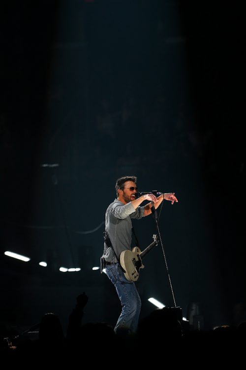 JOHN WOODS / WINNIPEG FREE PRESS
Eric Church performs in Winnipeg Tuesday, March 7, 2017. 
