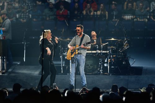 JOHN WOODS / WINNIPEG FREE PRESS
Eric Church performs in Winnipeg Tuesday, March 7, 2017. 
