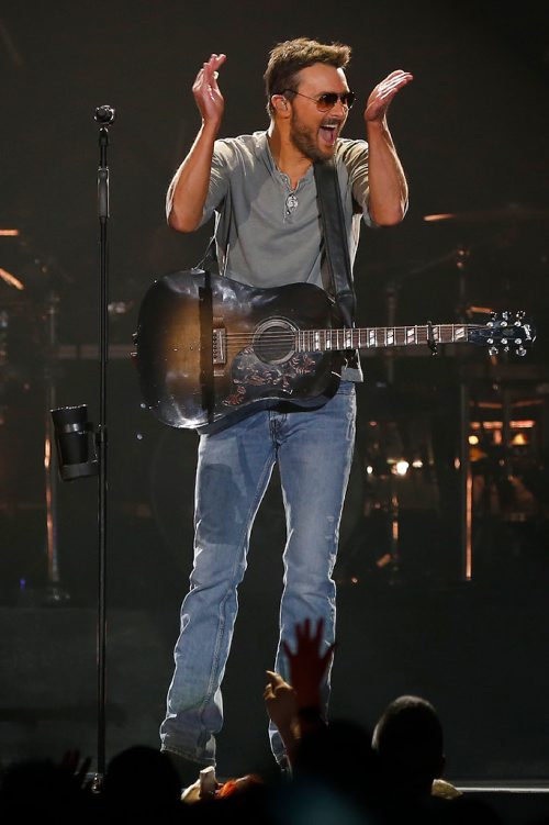 JOHN WOODS / WINNIPEG FREE PRESS
Eric Church performs in Winnipeg Tuesday, March 7, 2017. 
