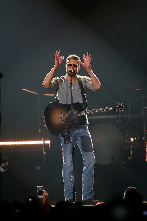 JOHN WOODS / WINNIPEG FREE PRESS
Eric Church performs in Winnipeg Tuesday, March 7, 2017. 
