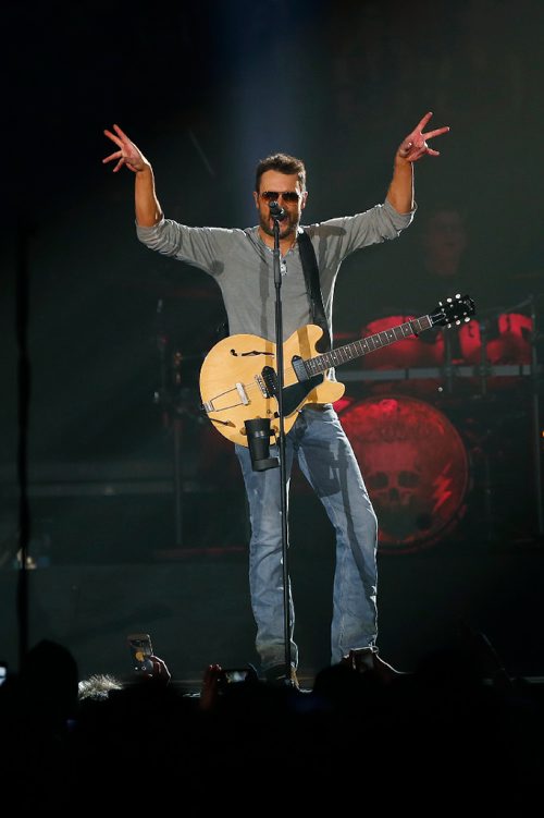 JOHN WOODS / WINNIPEG FREE PRESS
Eric Church performs in Winnipeg Tuesday, March 7, 2017. 
