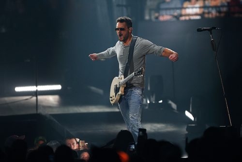 JOHN WOODS / WINNIPEG FREE PRESS
Eric Church performs in Winnipeg Tuesday, March 7, 2017. 
