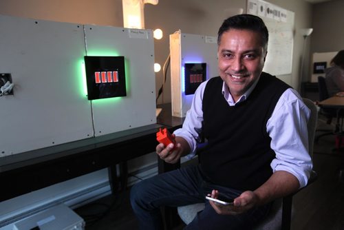 RUTH BONNEVILLE  / WINNIPEG FREE PRESS

Biz: Salman Qureshi president of Umbrella Smart is about to launch along with his partners  a  slick smart home system that just plugs into the wiring of the house allowing the user to control many electrical functions in the house like lights, music, thermostat etc. with the flick of one switch or from their smart phone and does not rely on WiFi.


Martin Cash  | Business Reporter/ Columnist

March 15, 2017