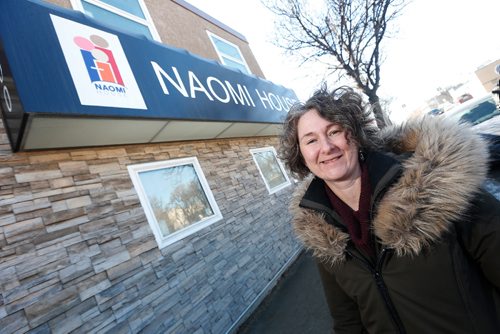 JOHN WOODS / WINNIPEG FREE PRESS
Sally Nelson, interim director of Naomi House, is photographed outside Naomi House, a transitional Housing project for up to 18 asylum seekers Monday, March 20, 2017. They plan to open in May.